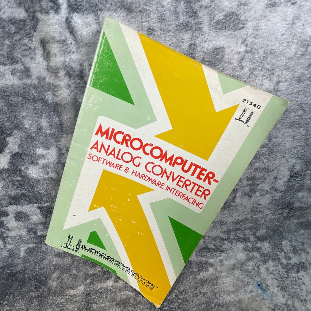 Howard W. Sams Microcomputer Analog Converter Book 1979 Programming